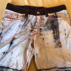 True religion marbled men’s swim trunks size 40